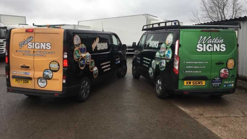 Vehicle Livery Watikin Signs Van